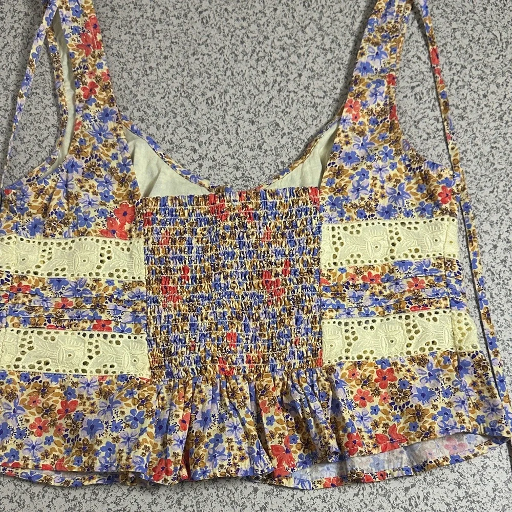 Free People‎ Floral Lace Women’s CropTop